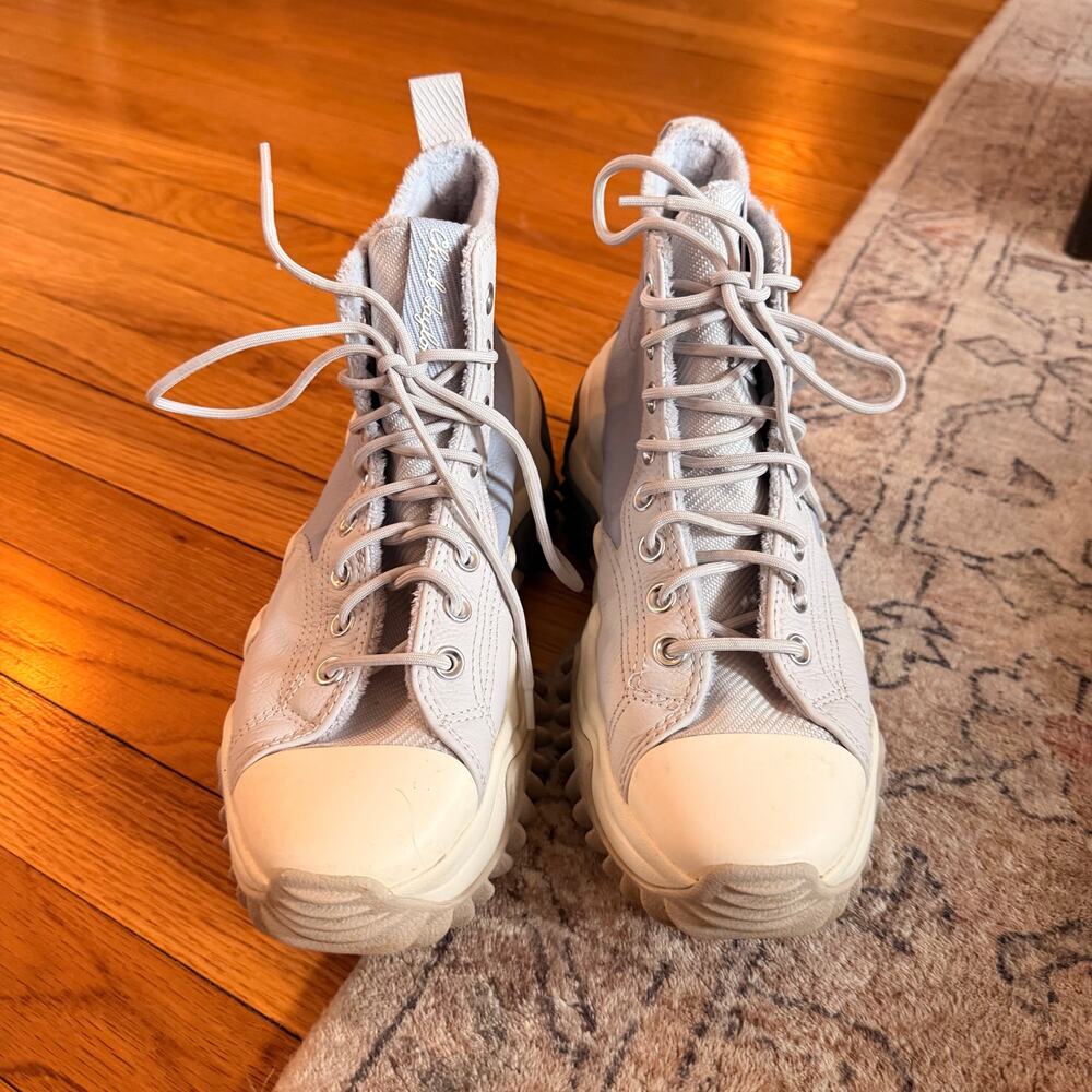 Converse Run Star Motion High "Gravel Stone" Chunky Platform Sneakers W10 / M8.5 - Picture 9 of 10